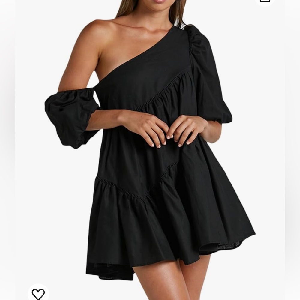 🖤 Black One Shoulder Dress 🖤